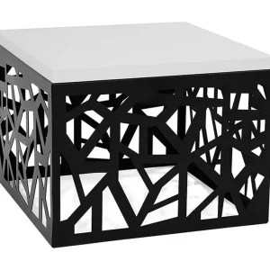Palis Soffbord 60 cm Svart/Vit - Möbler Sista chansen