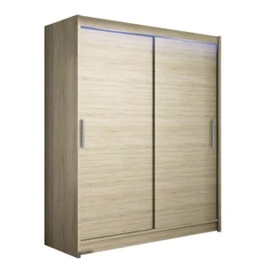 Westa Garderob 150x58x200 cm Beige - Förvaring Extra rabatt