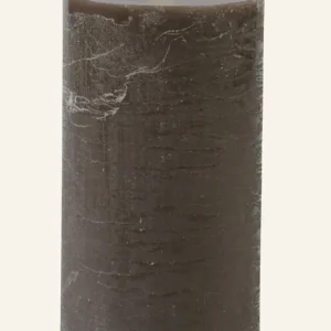 Kampanj Led-blockljus brun - 7,5x7,5x15 cm