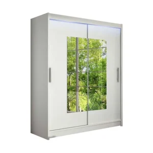 Sänkt pris Westa Garderob 150x58x200 cm Vit - Förvaring