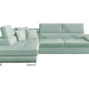 Reginia 5-sits Bäddsoffa Vänster Grön - Möbler Extra rabatt