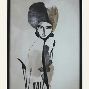 Rabatter Tavla svart - 70x100 cm