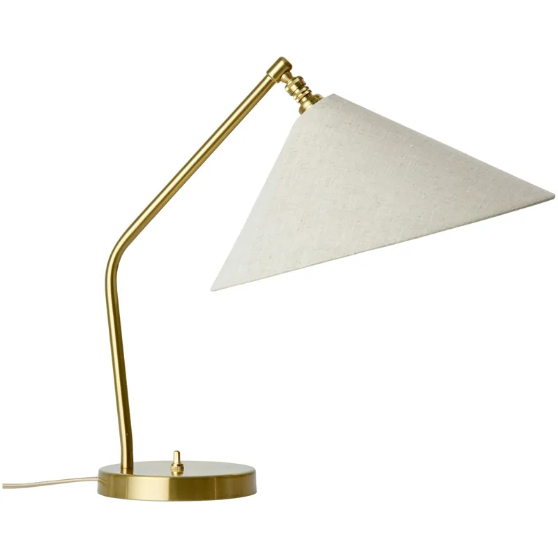 Rabatt Gräshoppa Bordslampa, Mässing / Canvas