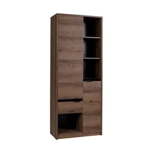 Scandinavian Choice Najera Bokhylla 80 cm Svart/Trä - Förvaring Bästa pris