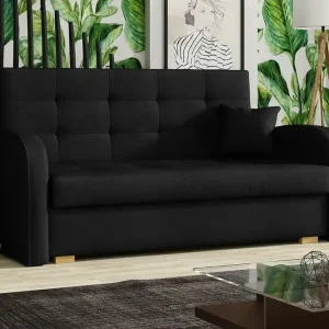 Sista chansen Bensbyn 3-sits Bäddsoffa Svart - Möbler