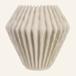 Vas ljusbeige - 23x23x23,5 cm Kampanj