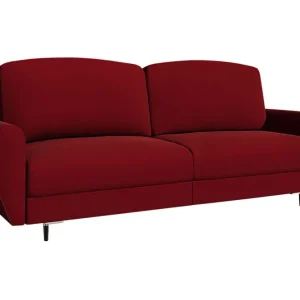 Silvia Bäddsoffa 226x98x95 cm LED-belysning Röd - Möbler Köp online