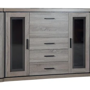 Dallas Skänk 157x43,5x111 cm Beige/Grå - Förvaring Endast denna vecka