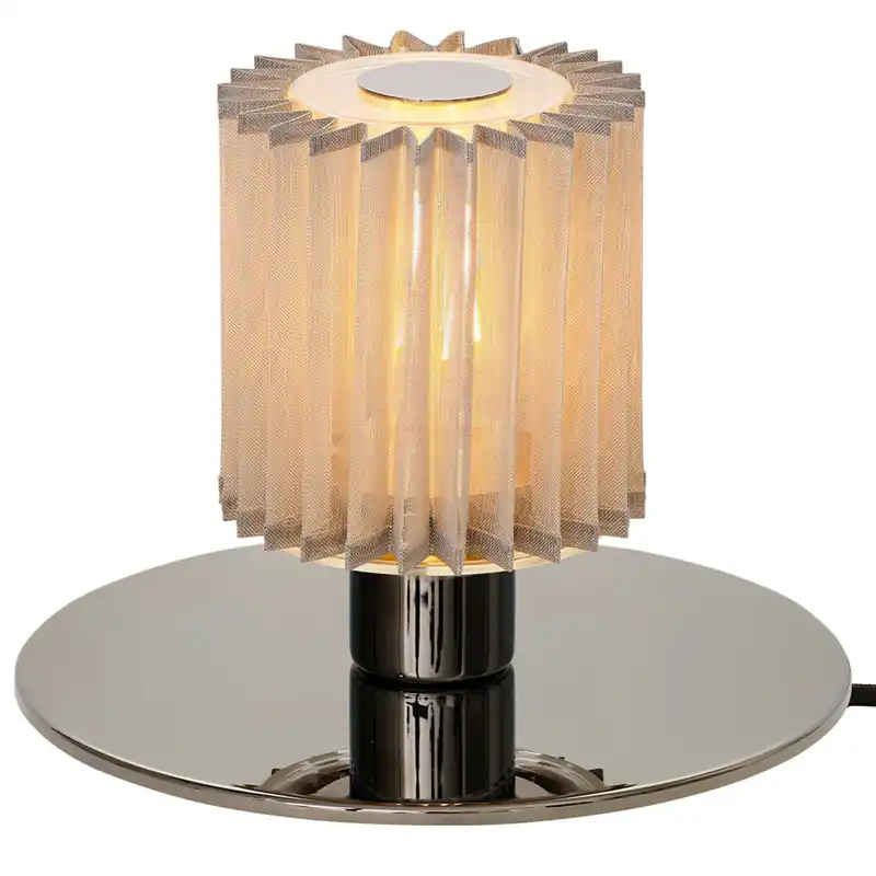 In the Sun 220 Bordslampa, Silver / Silvrigt Mesh I lager