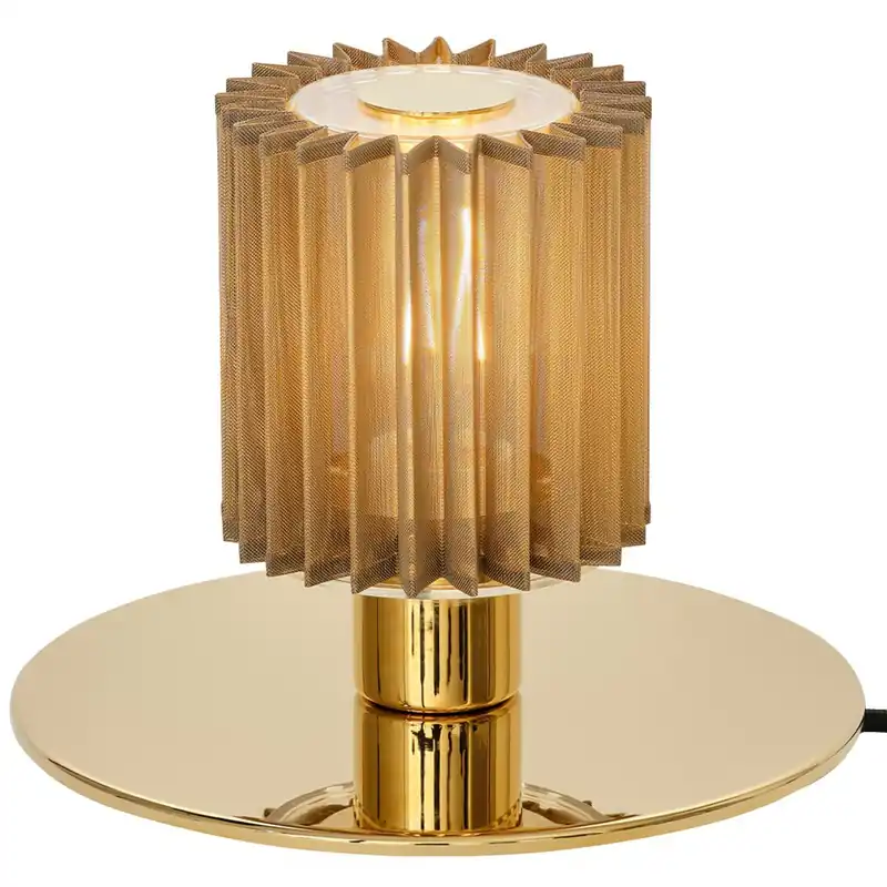 In the Sun 220 Bordslampa, Guld / Guld Mesh Rabatt