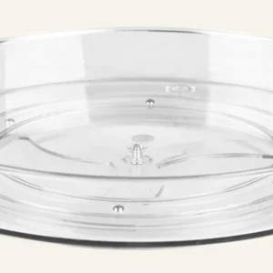 Bricka transparent - 27,6x27,6x5 cm Reapris