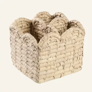 Begränsad tid Bestickkorg natur - 15x15x13 cm