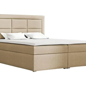 Axlunda Box Kontinentalsäng 180x215 cm LED-belysning Beige - Möbler Reapris