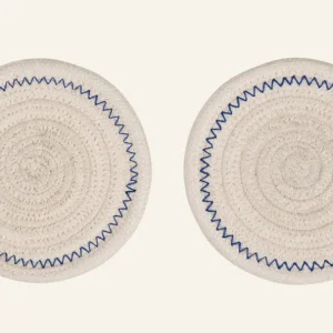 2pack glasunderlägg offwhite - ø10 cm Fynd