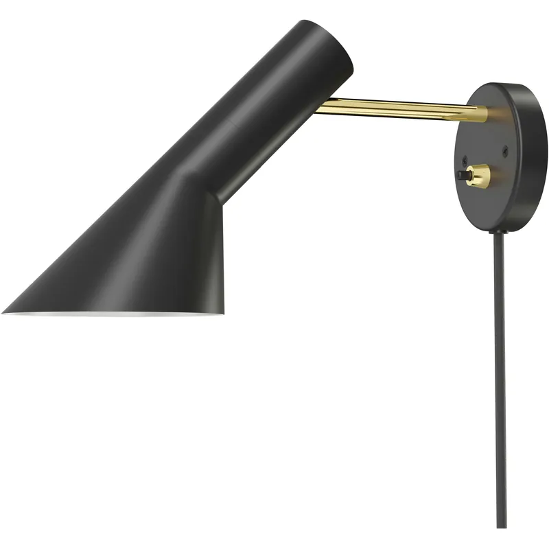 AJ Vägglampa, Svart / Mässing Köp online