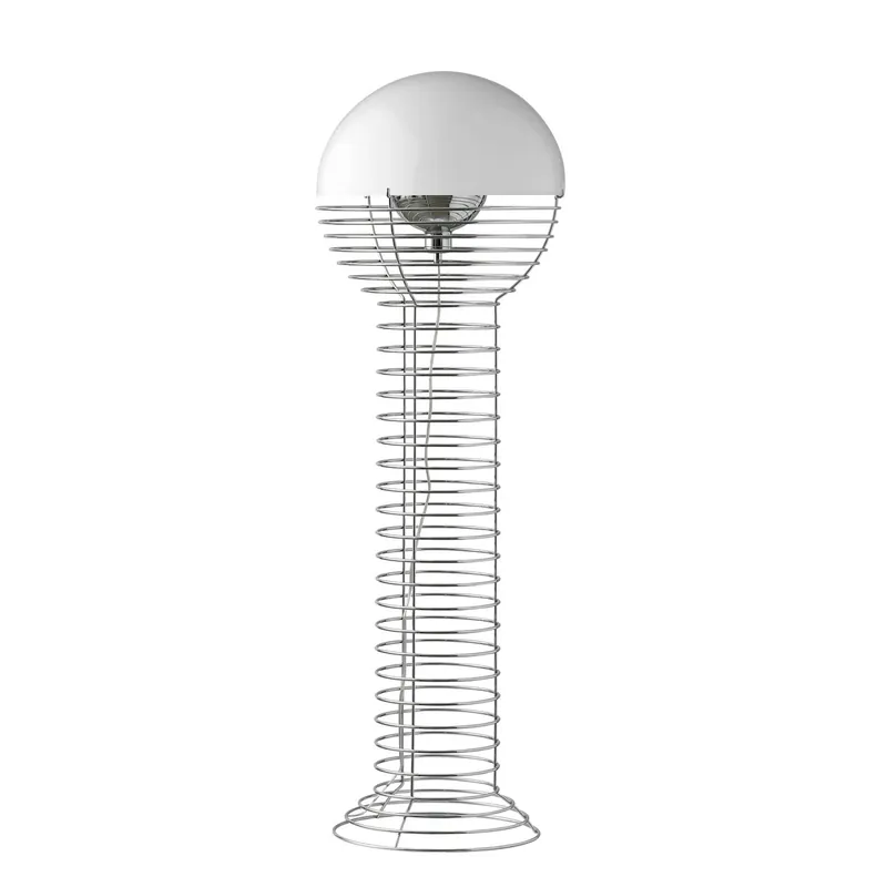 Wire Golvlampa 120 cm, Vit Premium