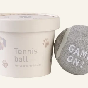 Tennisboll grå - ø6,3 cm Begränsat antal