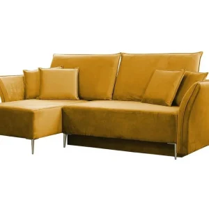 Staffin 3-sits Hörnbäddsoffa Dark yellow - Möbler Populärt val