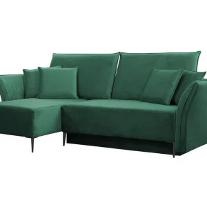 Endast idag Staffin 3-sits Hörnbäddsoffa Dark green - Möbler