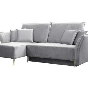 Staffin 3-sits Hörnbäddsoffa Ljusgrå - Möbler Lågt pris