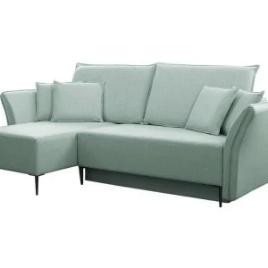 Rea Staffin 3-sits Hörnbäddsoffa Light green/Green/Mint - Möbler