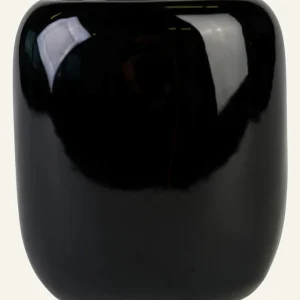 Tandborstmugg svart - 8,4x6x9,4 cm Billig