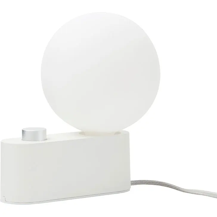 Alumina Bordslampa med Sphere IV, Vit Snabb leverans