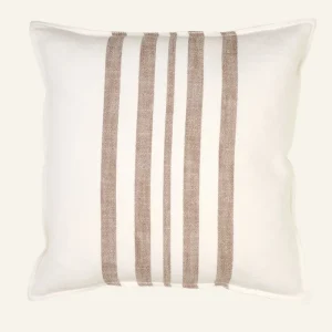 Prydnadskudde brun - 45x45 cm Billig
