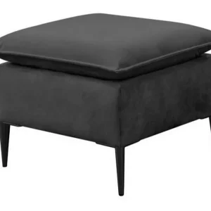 Rabatt Staffin Fotpall 50 cm Dark grey - Möbler