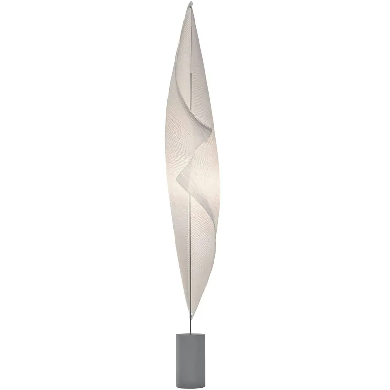 Snabb leverans Wo-Tum-Bu 2 Golvlampa, Vit