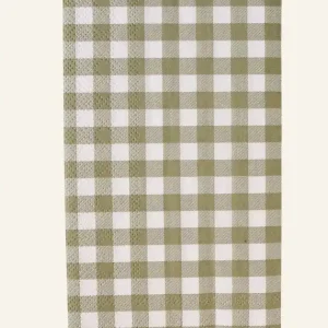 Köksservetter olivgrön - 33x42 cm Säker betalning