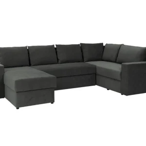 Nyhet Staffin 4-sits Hörnbäddsoffa Dark grey - Möbler