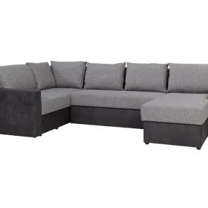 Fri frakt Staffin 4-sits Hörnbäddsoffa Ljusgrå - Möbler
