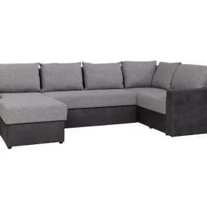 Staffin 4-sits Hörnbäddsoffa Dark grey/Light grey - Möbler Fri frakt
