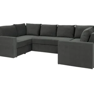 Kampanjpris Staffin 4-sits Hörnbäddsoffa Dark grey - Möbler