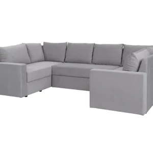 Staffin 4-sits Hörnbäddsoffa Light grey/Dark grey - Möbler Lägg i varukorgen