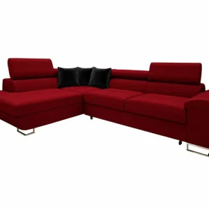 Reginia 4-sits Hörnbäddsoffa Red - Möbler Erbjudande
