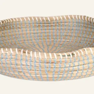 Premium Dekor skål ljusblå - 8x39x39 cm