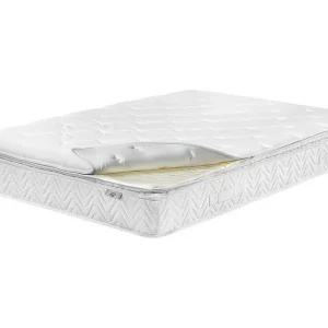 Snabb frakt SOFIEBERG Skummadrass 160x200 cm med Avtagbar Klädsel Beige - Möbler