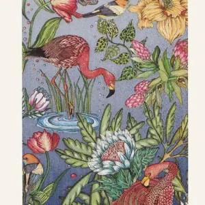 Premium Pappersservetter multi/blå - 33x42 cm