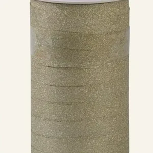 Band guld - 1 cm x 100 m Rabatt