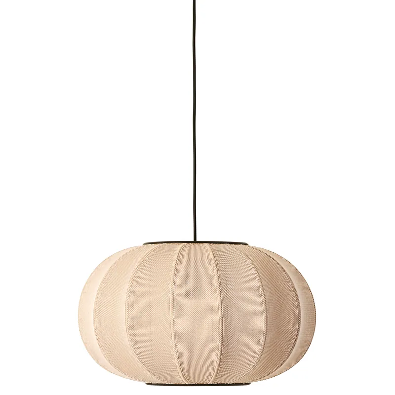 Knit-Wit LED Pendel Oval Ø45 cm, Sand Stone Bästa pris