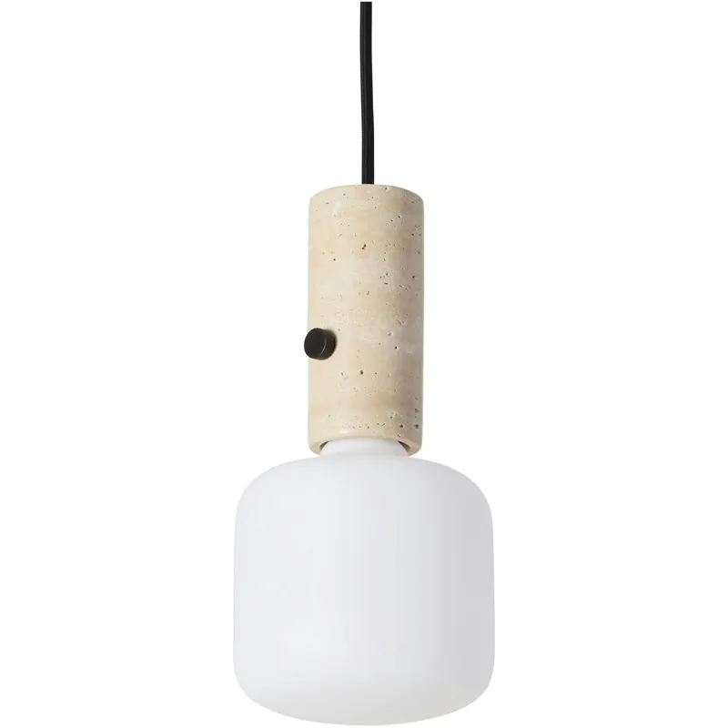Bästa pris Core Pendel / Bordslampa, Creme Travertin