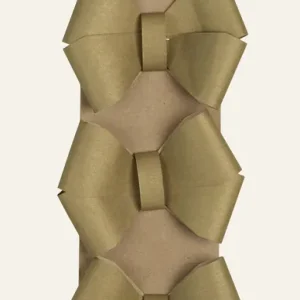 Billigare Presentdekoration guld - 6x8x1,5 cm