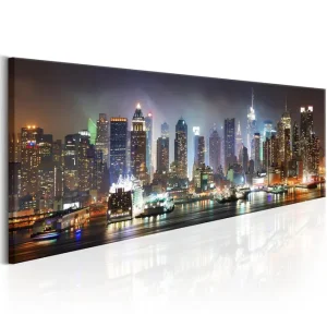 Tavla White Reflections In New York 120x40 - Inredning & dekor Snabb leverans