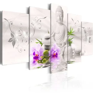Tavla White Buddha 200x100 - Inredning & dekor Bästa pris