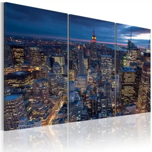 Tavla Vy Från Ovan Nyc 120x80 - Inredning & dekor Trygg betalning