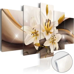 Tavla På Akryl Shiny Lily 100x50 - Inredning & dekor Erbjudandepris