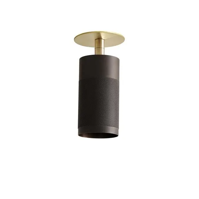 Lågt pris Patrone Infälld Taklampa Brunerad/Mässing Box-Fit