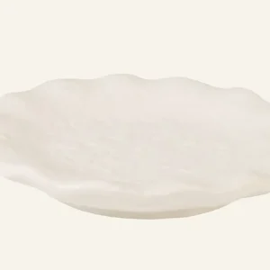 Säker betalning Ljusfat vit - 9x9x1,5 cm
